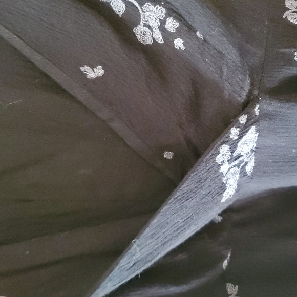 Free People Jasmine Floral Embroidered Mini Dress Size 0 - Picture 9 of 9